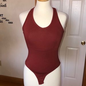 Body Suit- Burnt Orange